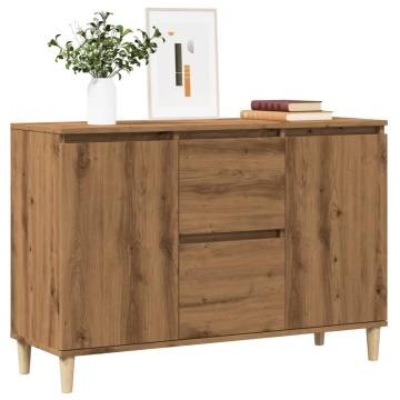  Sideboard Artisan Oak 102x35x70 cm Engineered Wood