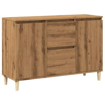  Sideboard Artisan Oak 102x35x70 cm Engineered Wood