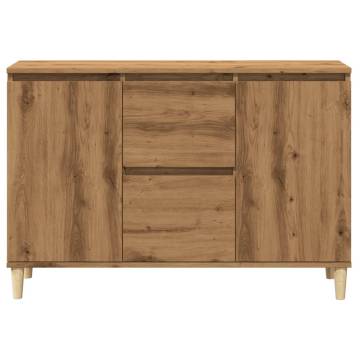  Sideboard Artisan Oak 102x35x70 cm Engineered Wood