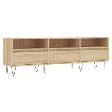  TV Cabinet Sonoma Oak 150x30x44.5 cm Engineered Wood