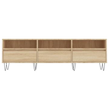  TV Cabinet Sonoma Oak 150x30x44.5 cm Engineered Wood