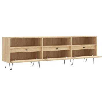  TV Cabinet Sonoma Oak 150x30x44.5 cm Engineered Wood