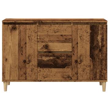  Sideboard Old Wood 102x35x70 cm Engineered Wood