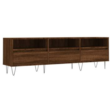  TV Cabinet Brown Oak 150x30x44.5 cm Engineered Wood