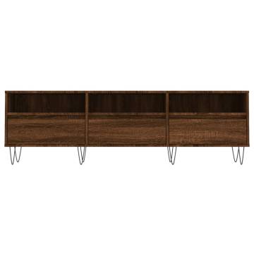  TV Cabinet Brown Oak 150x30x44.5 cm Engineered Wood