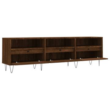  TV Cabinet Brown Oak 150x30x44.5 cm Engineered Wood