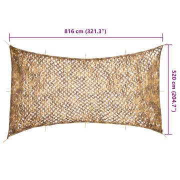  Camouflage Net with Storage Bag 816x520 cm Sand