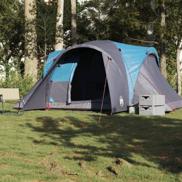  Family Tent Dome 6-Person Blue Waterproof