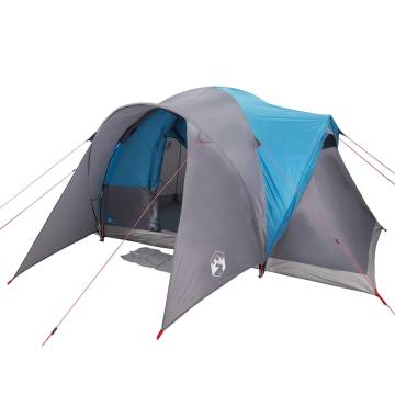  Family Tent Dome 6-Person Blue Waterproof