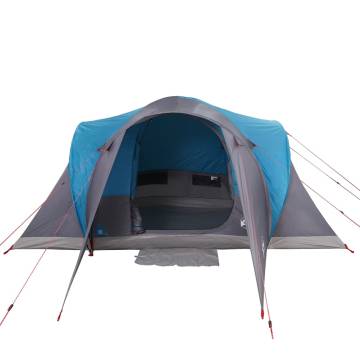  Family Tent Dome 6-Person Blue Waterproof