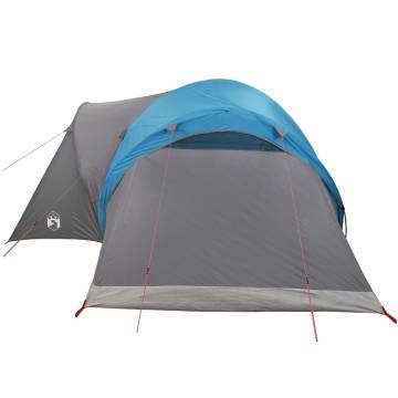  Family Tent Dome 6-Person Blue Waterproof