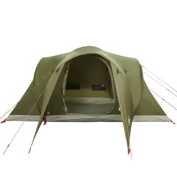  Family Tent Dome 6-Person Olive Green Waterproof