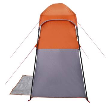  Shower Tent 2-Person Grey and Orange Waterproof