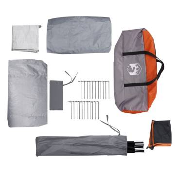  Shower Tent 2-Person Grey and Orange Waterproof