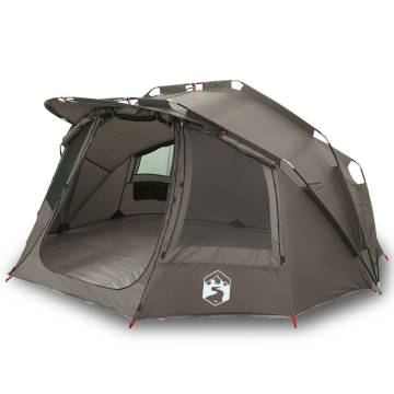  Fishing Tent 5-Person Grey Waterproof