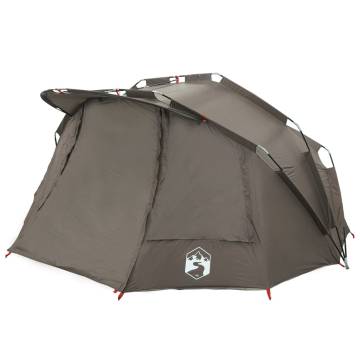  Fishing Tent 5-Person Grey Waterproof