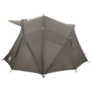  Fishing Tent 5-Person Grey Waterproof