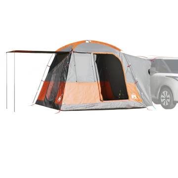  Car Tent 4-Person Grey and Orange Waterproof