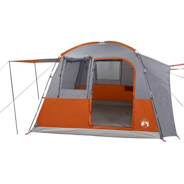  Car Tent 4-Person Grey and Orange Waterproof