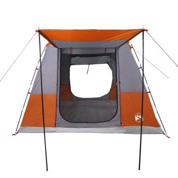  Car Tent 4-Person Grey and Orange Waterproof