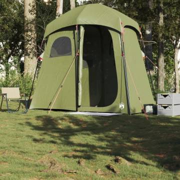  Shower Tent 2-Person Olive Green Waterproof