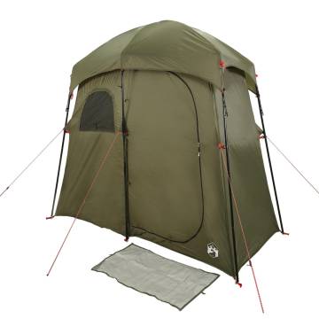  Shower Tent 2-Person Olive Green Waterproof