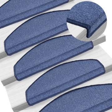  Stair Mats 10 pcs 65x24x4 cm Blue