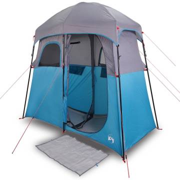  Shower Tent 2-Person Blue Waterproof