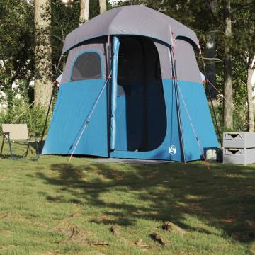  Shower Tent 2-Person Blue Waterproof