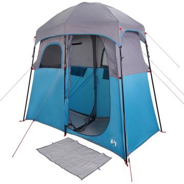  Shower Tent 2-Person Blue Waterproof