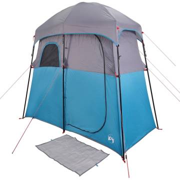  Shower Tent 2-Person Blue Waterproof