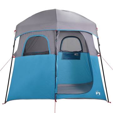  Shower Tent 2-Person Blue Waterproof