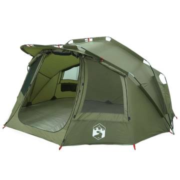  Fishing Tent 5-Person Olive Green Waterproof