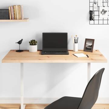 Desk Top 110x60x2.5 cm Solid Wood Pine