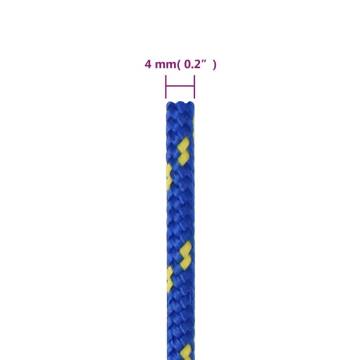  Boat Rope Blue 4 mm 50 m Polypropylene