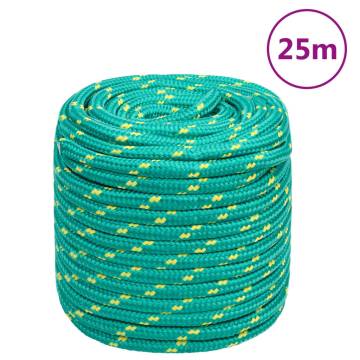  Boat Rope Green 16 mm 25 m Polypropylene