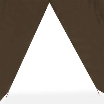  Camping Tarp Brown 366x306 cm Waterproof