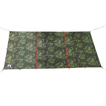  Camping Tarp Camouflage 451x420 cm Waterproof