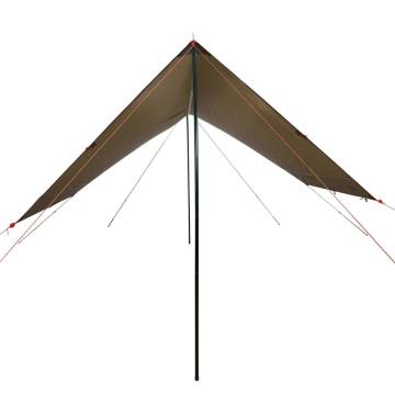  Camping Tarp Brown 438x376x212 cm Waterproof