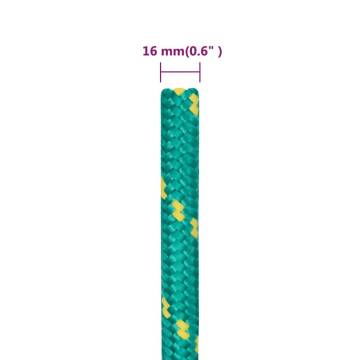  Boat Rope Green 16 mm 100 m Polypropylene