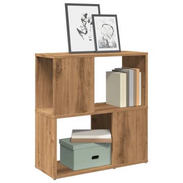  Book Cabinet Artisan Oak 60x24x63 cm Engineered Wood