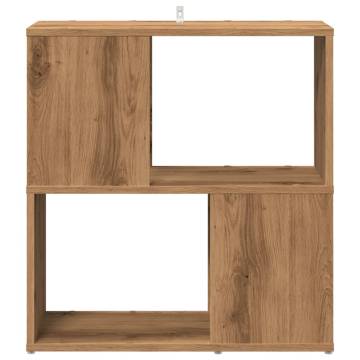  Book Cabinet Artisan Oak 60x24x63 cm Engineered Wood