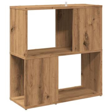  Book Cabinet Artisan Oak 60x24x63 cm Engineered Wood