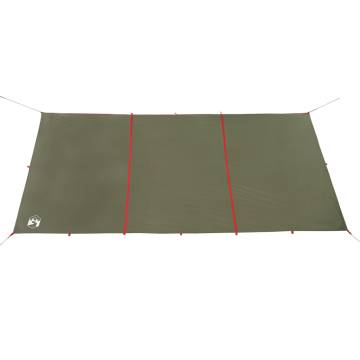  Camping Tarp Olive Green 451x420 cm Waterproof