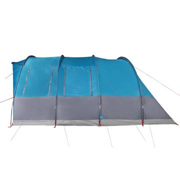  Camping Tent Tunnel 5-Person Blue Waterproof