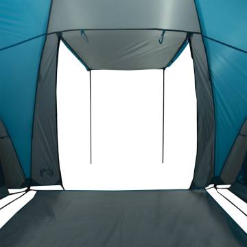  Camping Tent Tunnel 5-Person Blue Waterproof