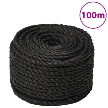  Work Rope Black 16 mm 100 m Polypropylene