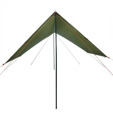  Camping Tarp Olive Green 438x376x212 cm Waterproof