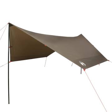  Camping Tarp Brown 462x306x211 cm Waterproof