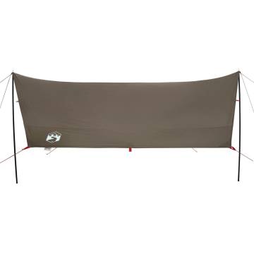  Camping Tarp Brown 462x306x211 cm Waterproof